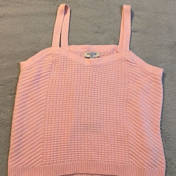NWT Sandy Liang X Target Pink Sweater Tank Top - Size Large - Picture 3 of 13
